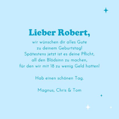 Lustige Geburtstagskarte 'Old but Gold' 3