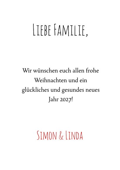 Lustige Weihnachtskarte Hase mit Weihnachtsmütze 3