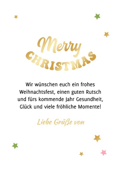 Lustige Weihnachtskarte Haustier mit Brille 3