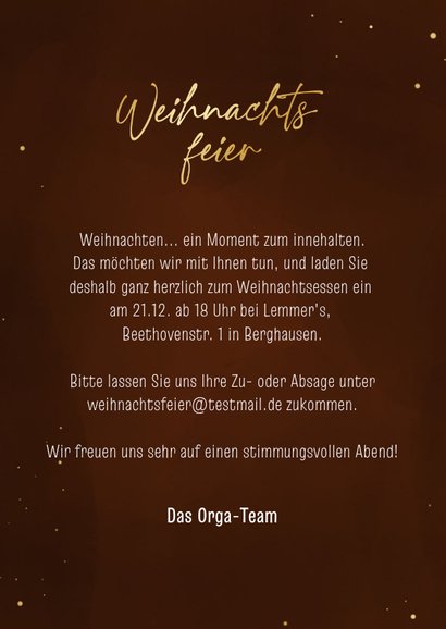 Moderne Einladung Weihnachtsfeier Weihnachtsbaum 3