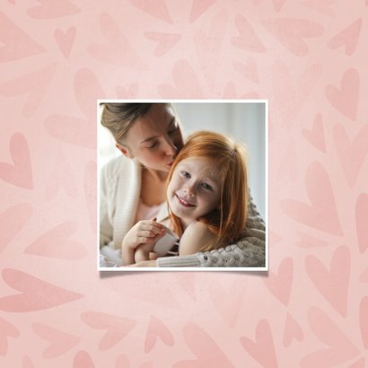 Muttertagskarte Herzen 'Die beste Mama das bist du!' 2