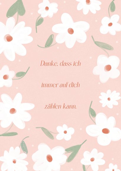 Muttertagskarte mit zarten Blumen 2