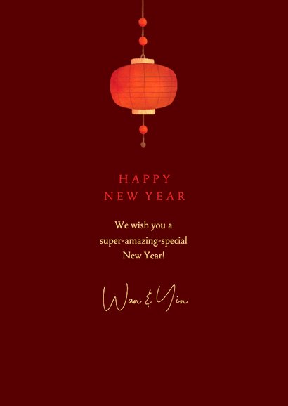 Neujahr Fotocollage-Karte chinesisch Feuerpferd 3