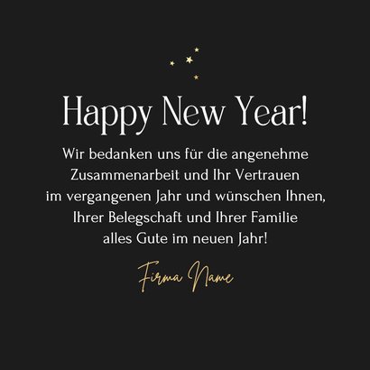 Neujahrskarte Firma 2026, Logo & Feuerwerk 3