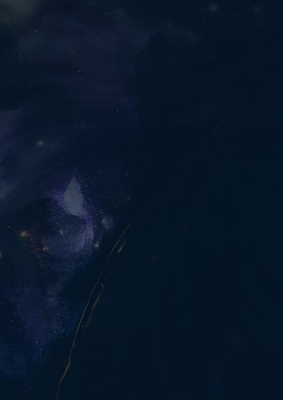 Neujahrskarte Firma Logo 2026 gold blau Rückseite