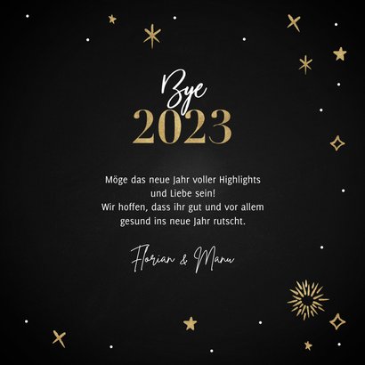 Neujahrskarte 'Hello 2024' 3