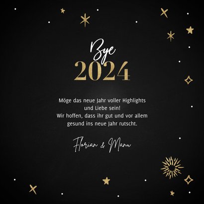 Neujahrskarte 'Hello 2025' 3