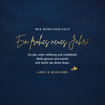 Neujahrskarte Lichtblicke 3