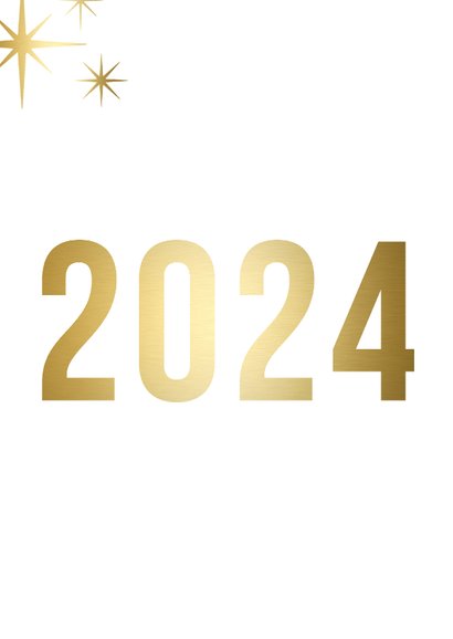 Neujahrskarte 'Sparkle 2024' mit 2 Fotos 2