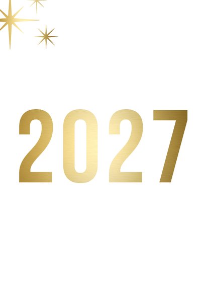 Neujahrskarte 'Sparkle 2027' mit 2 Fotos 2