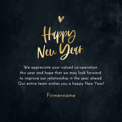 Neujahrskarte 'Thank You' mit Foto 3