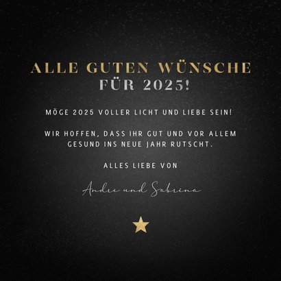 Neujahrskarte Wunderkerze  3