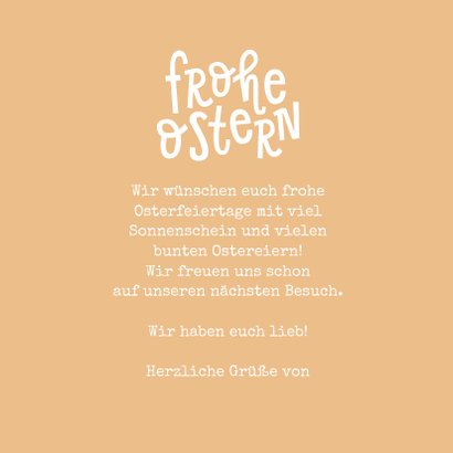 Ostergrußkarte lustige Küken 3