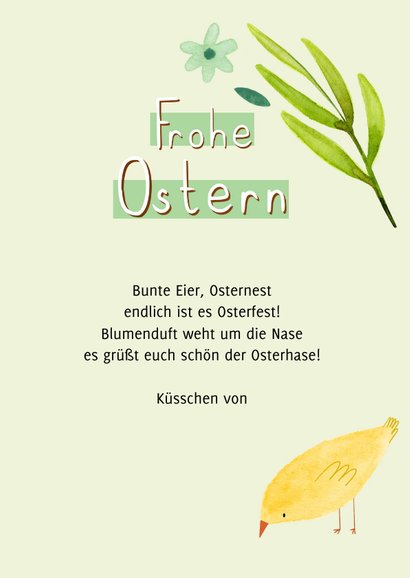 Osterkarte Frühling 3