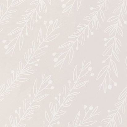 Save-our-Date-Karte zur Hochzeit feine Zweige Rückseite