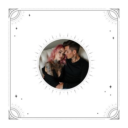 Save the Date Motte Tattoo schwarz weiß 2
