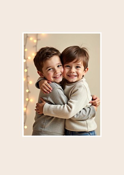 Schneekugel Weihnachtskarte SOS Kinderdörfer 2