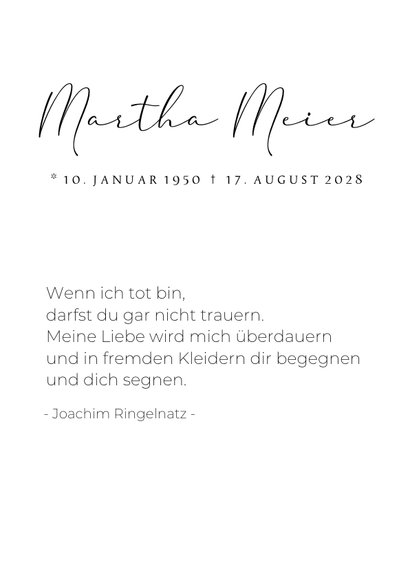 Sterbebild mit großem Foto 3