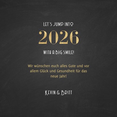 Stilvolle Neujahrskarte A Happy 2026 Foto innen 3
