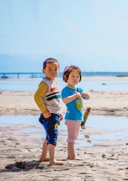 Stilvolle Urlaubskarte mit eigenem großen Foto 2