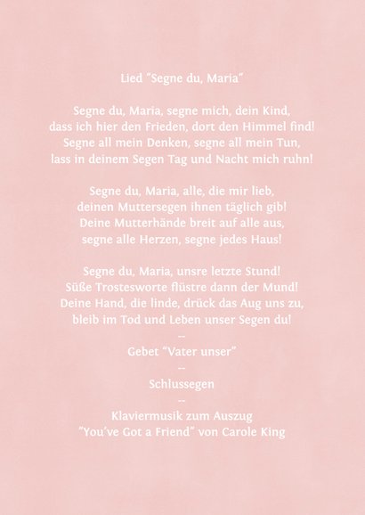 Taufheft rosa Fußabdrücke 3