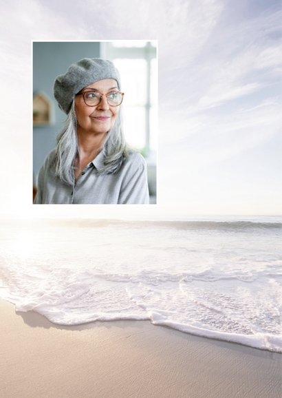 Todesanzeige Strand Meer klassisch 2