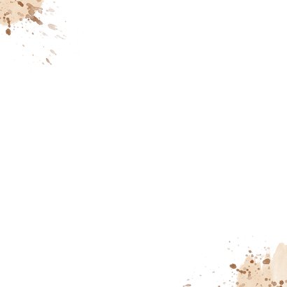 Trauerkarte Fotocollage Holzstamm mit Zweigen Trauerfeier Rückseite