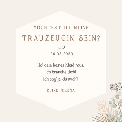 Trauzeuge Fragen Trockenblumen Hochzeit 3