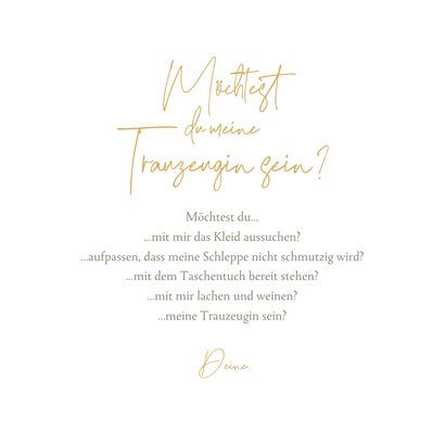 Trauzeugin fragen Aquarellzweige 3