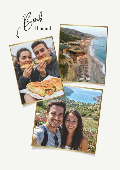 Urlaubskarte Fotocollage Albanien 2