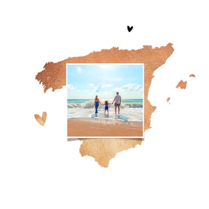 Urlaubskarte Grüße aus Spanien mit Fotos 2