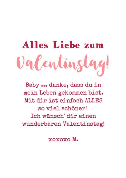 Valentinsgrußkarte 'Hier steckt Liebe drin' 3