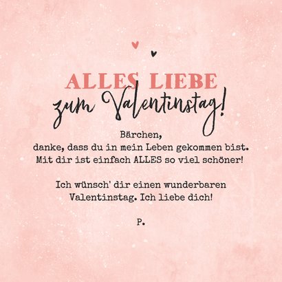 Valentinskarte Bärchen 'I love you' 3