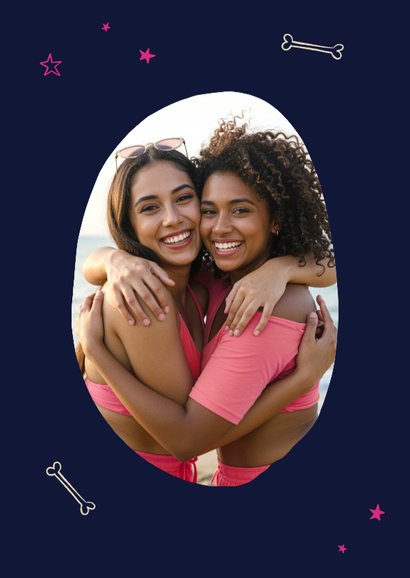 Valentinskarte beste Freundinnen 'Besties Forever' 2