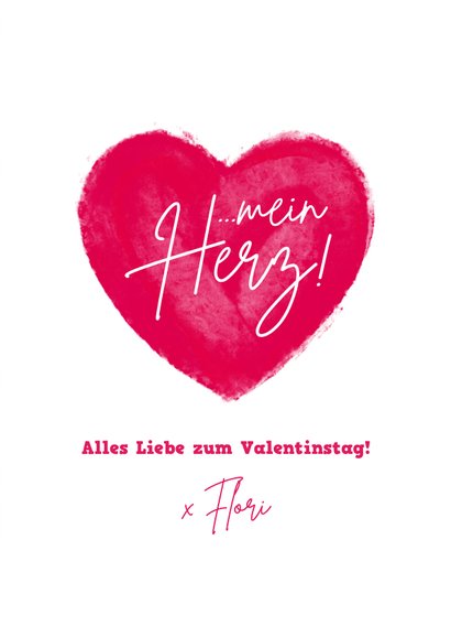 Valentinskarte 'Du hast mein Herz' 3