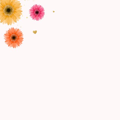 Valentinskarte fröhliche Blumen 2