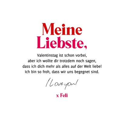 Valentinskarte Hund Cupido 'Zu spät' 3