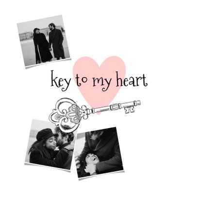 Valentinskarte 'Key to my heart' 2