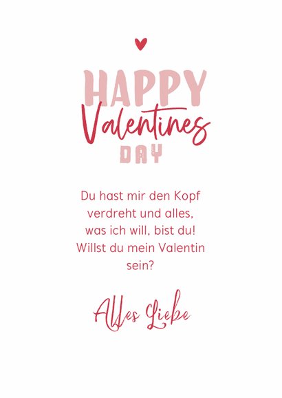 Valentinskarte mit Bär, Herzen und Rosen 3