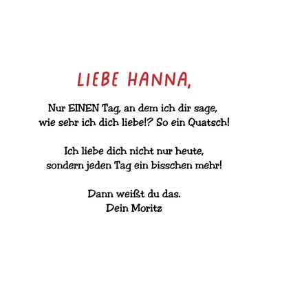 Valentinskarte 'Scheiß auf Valentinstag!' 3