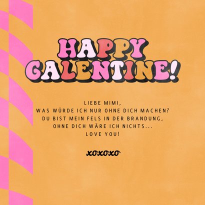 Valentinstag Grußkarte 'Besties' 3