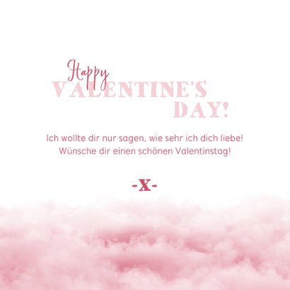 Valentiskarte 'In den Wolken' 3