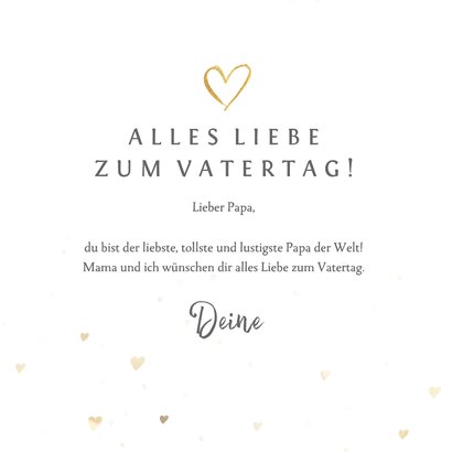 Vatertag Fotocollage-Karte mit Herz 3