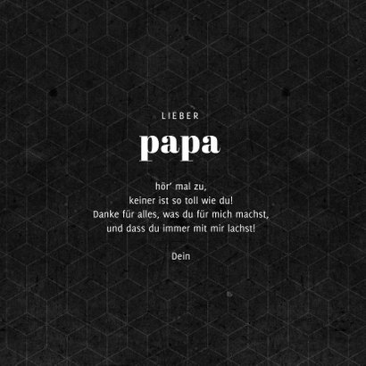 Vatertagskarte 'der beste Papa' 3