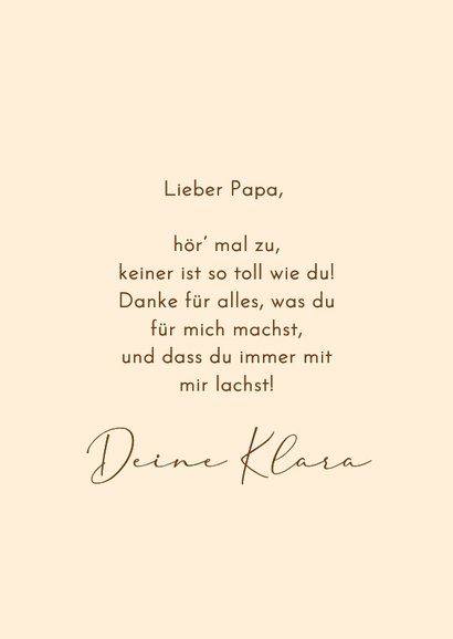 Vatertagskarte Maus Gänseblümchen 'Für den liebsten Papa' 3