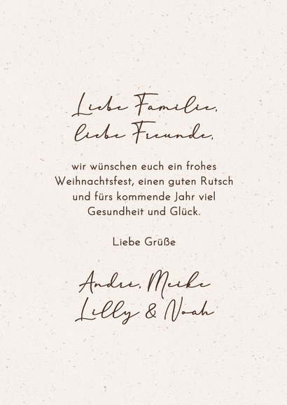 Weihnachsgrußkarte 6 Fotos in Bilderrahmen 3