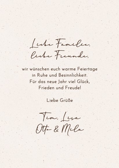 Weihnachtgrußkarte 6 Fotos in Bilderrahmen 3