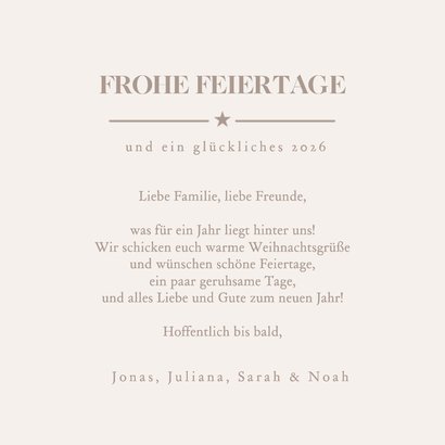 Weihnachtliche Fotocollage Jahresrückblick mit 12 Fotos 3