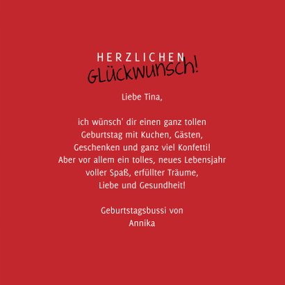 Weihnachtliche Geburtstagskarte 'It's beginning...' 3