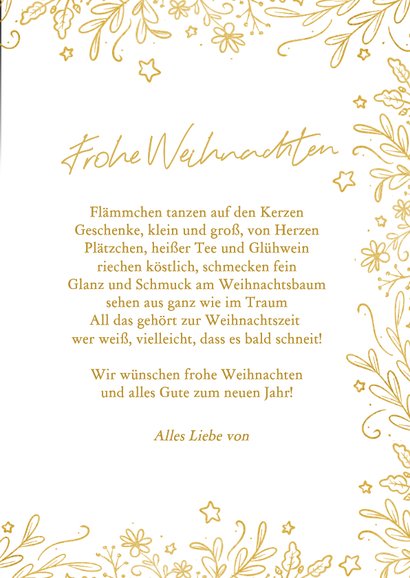 Weihnachtsgrüße botanische Ranken & Foto 3